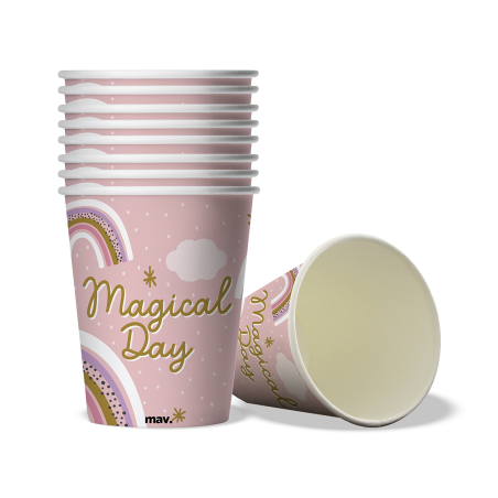 Bicchieri 250 ml MAGICAL DAY - 8 pz.