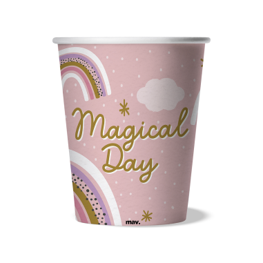 Bicchieri 250 ml MAGICAL DAY - 8 pz.