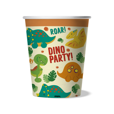 Bicchieri 250 ml DINO PARTY - 8 pz.