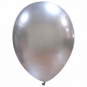 Palloncini 12" Titanium busta 100 pz. Argento