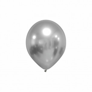 Palloncini 5" Titanium busta 100 pz. Platino