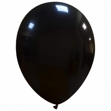 Palloncini 10" Standard busta 100 pz. Nero