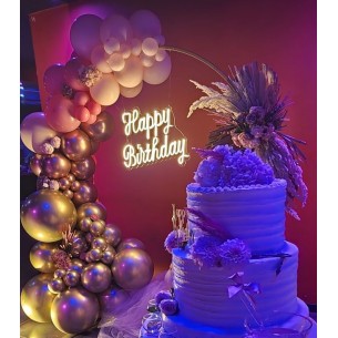 Scritta Luminosa Happy Birthday 2