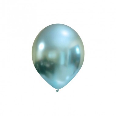 Palloncini 5" Titanium busta 100 pz. Celeste