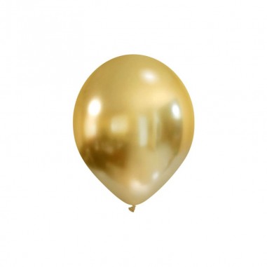 Palloncini 5" Titanium busta 100 pz. Oro Chiaro