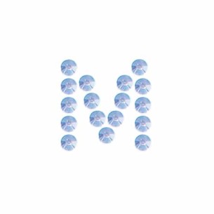 LETTERA  M  STICKER MM 9X12 BS 25 PZ