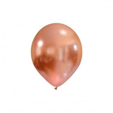 Palloncini 5" Titanium busta 50 pz. Rosa Gold