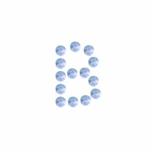 LETTERA  B  STICKER MM 9X12 BS 25 PZ