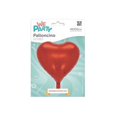MYLAR CUORE  ROSSO