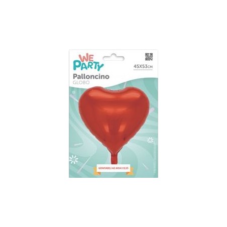 MYLAR CUORE  ROSSO