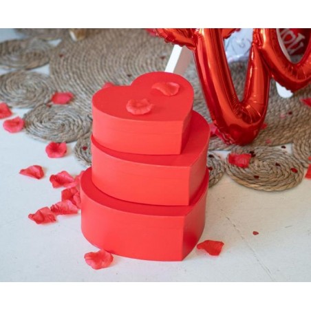 SET 3 PZ. SCATOLE CUORE