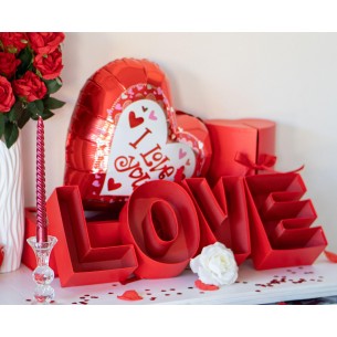 SCRITTA LOVE IN SCATOLA