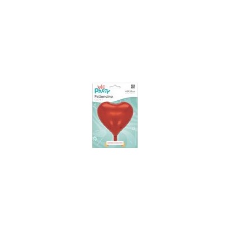 MYLAR CUORE 45 CM ROSSO LUCIDO