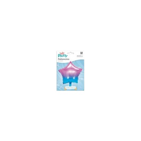 MYLAR STELLA 45 CM FUCSIA /BLU LUCIDO