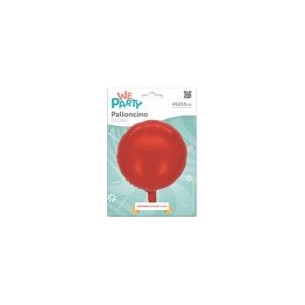 MYLAR TONDO/ROUND ROSSO  45 CM 2