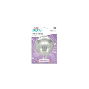 MYLAR TONDO/ROUND ARGENTO - 45 CM 2