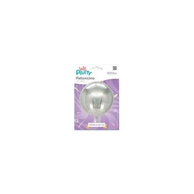 MYLAR TONDO/ROUND ARGENTO - 45 CM