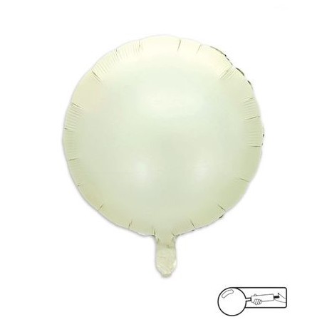 MYLAR TONDO/ROUND PANNA - 45 CM