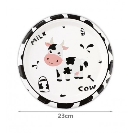 PIATTO 23 cm MUCCA PZ 6