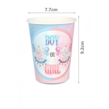 BICCHIERI 270 ml BOY OR GIRL - 6 pz.