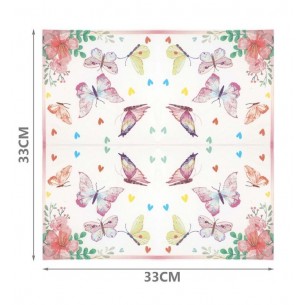 Tovaglioli 33 cm FARFALLE