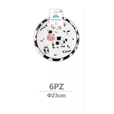 PIATTO 23 cm MUCCA PZ 6