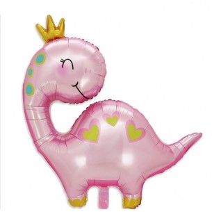 MYLAR DINOSAURO ROSA CM 67X96