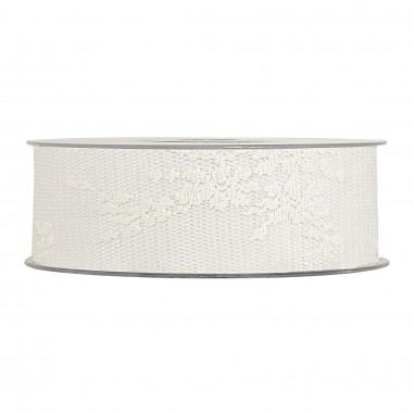 NASTRO PIZZO AVORIO MM 25X15