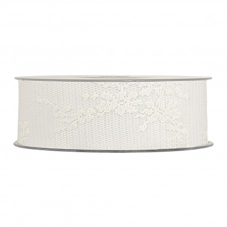 NASTRO PIZZO AVORIO MM 25X15