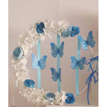 Box 12 pz. Rose celesti cm 15