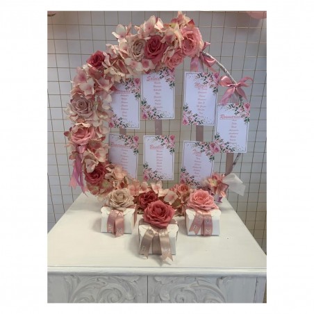 BOX 12 PICS ROSA GOLD CM 15