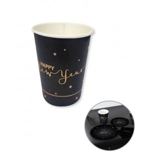 BICCHIERE HAPPY NEW YEAR  270 ML  6 PZ