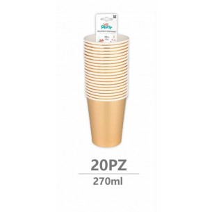 BICCHIERE ORO  270 ML  20 PZ 2