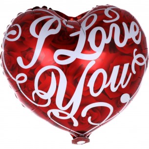 MYLAR CUORE I LOVE YOU ROSSO