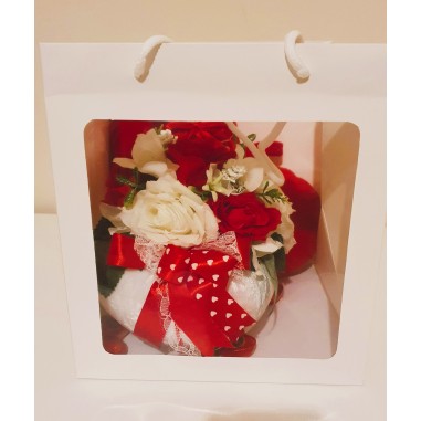 BON BON BIANCO CON CUORI