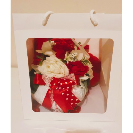 BON BON BIANCO CON CUORI