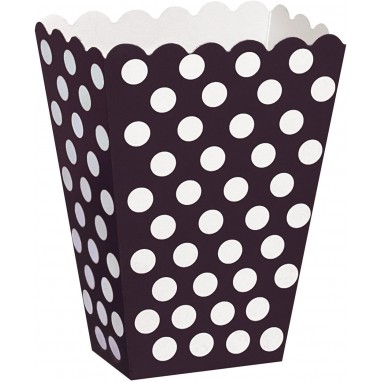 BOX NERO  POIS BIANCO 3  PZ. 12 CM X 8