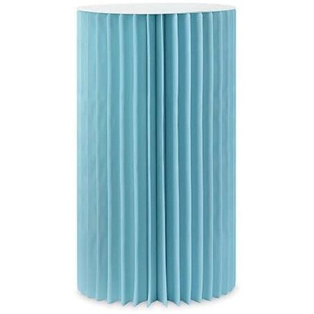 TRIS  ALZATE CELESTE CARTA/PLASTICA