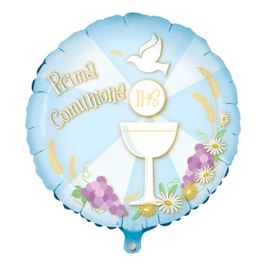 MYLAR BIG CM.80 PRIMA COMUNIONE CEL.