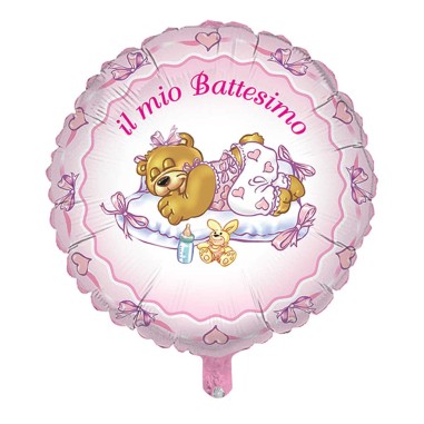 MYLAR BIG CM.80 BATT. ROSA ORSETTO