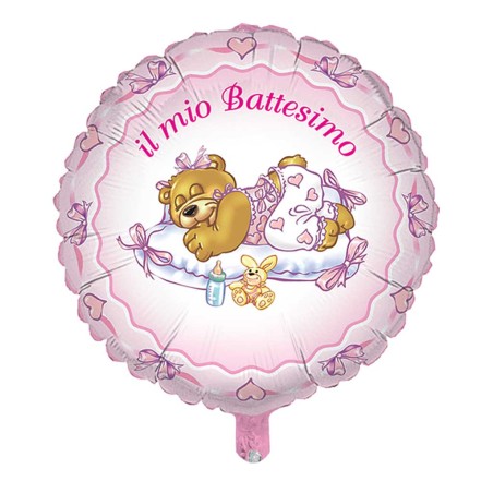 MYLAR BIG CM.80 BATT. ROSA ORSETTO