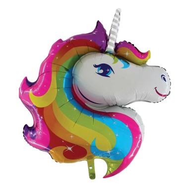 RAINBOW UNICORN HEAD